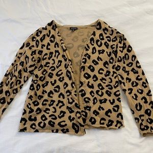 George leopard print cardigan
